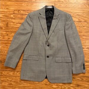 Geoffrey Beene Classic Checkered Blazer